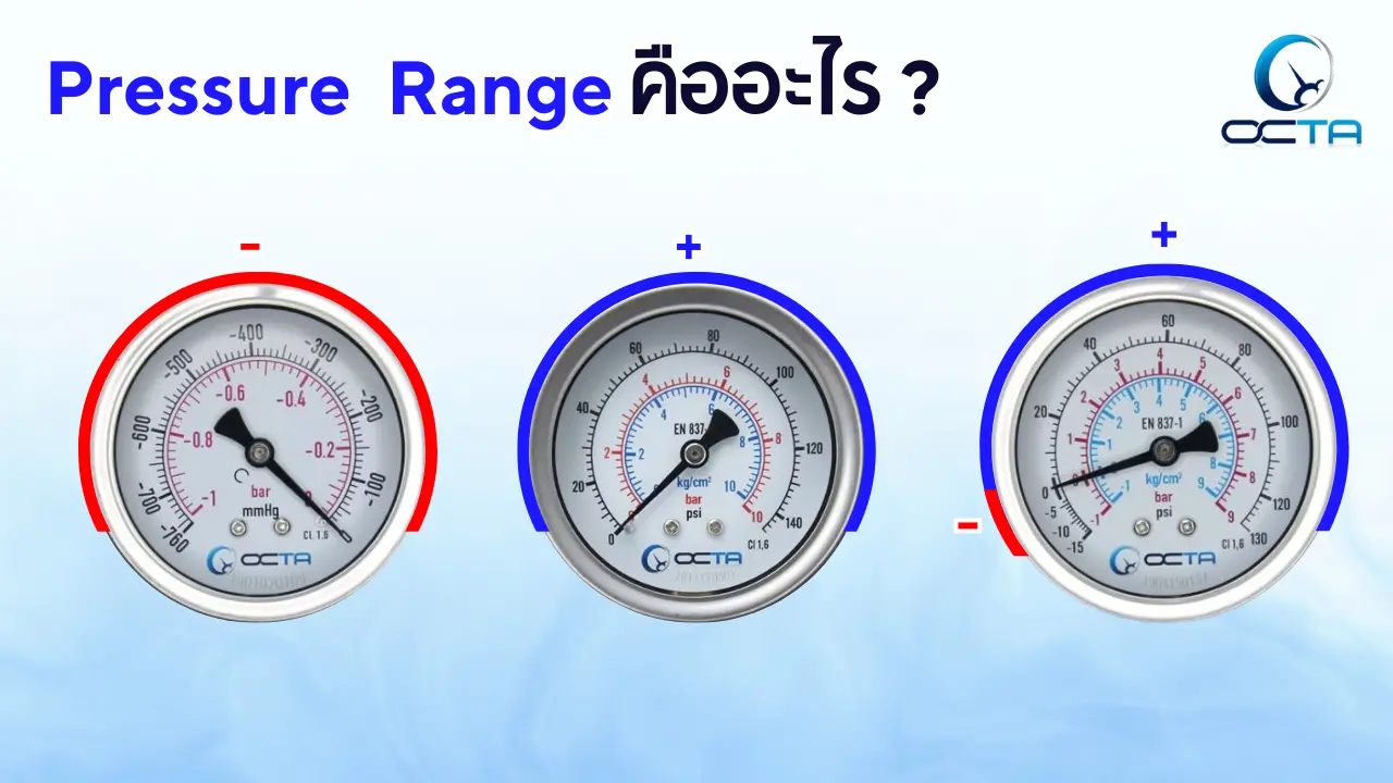 ช่วงการวัดความดัน (Pressure Range) สำหรับเครื่องมือวัดความดัน