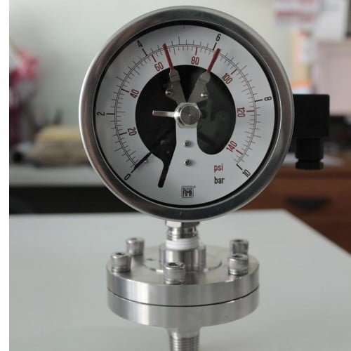 Diaphragm seal Electric Contact Pressure Gauge Nuova fima Diaphragm seal Electric Contact Pressure Gauge Nuova fima